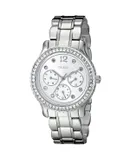 Reloj Guess Mujer | Coleccion Enchanting | Modelo W0305L1 | Caja Redonda | Ø 35mm Acero inoxidable | Cierre Desplegable | Movimiento Cuarzo | Dial Plateado | Cristal Mineral | Correa Acero inoxidable Plateado | 50m / 5 ATM | Línea Lujo