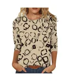 Women's Cardigan Summer Sweatshirts Loose Casual Print Pullover Batwing Sleeve Black