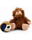 Pets 3 in 1 Dog Chew Toys for Aggressive Chewers | Non-Toxic BPA Free Double Stitched Soft Fabric Exterior Dog Toys | Long-Lasting Dog Plush Toys (Large Sasquatch 11