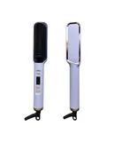 Liquid crystal hair straightener comb negative ions do not hurt hair straightener hair curling two lazy curling iron straightener-purple