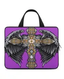 Cross, Wings, Faith Laptop Bag Women Man 10 12 13 15 17 Inch Office Notebook Travel Computer Handbag Waterproof Bag Notebook Cover