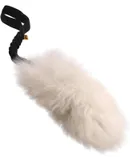 Dingo Dog Toy Sheep Fur with Bungee Handle Fetch Game with Dog Tug Toys Training Black Handle 98500