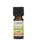 Organic Pure Essential Oil - Lemongrass by Tisserand for Unisex - 0.30 oz Oil