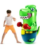 2025 Hot Inflatable T-Rex Dinosaurus Dinosaur Punching Bag 47 Inch, Bop Bag Inflatable Boxing Toy, Kids Sandbag with Bounce Function
