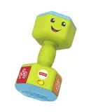 Fisher-Price Laugh & Learn Countin' Reps Dumbbell rattle toy with music