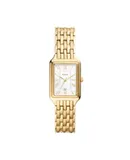 Fossil Raquel Women's Watch with Rectangular Case and Stainless Steel Bracelet or Leather Band ES5220 Raquel Ladies