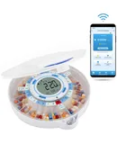 LiveFine Smart WiFi Automatic Pill Dispenser, 28-Day Pill Organizer with Locking Key and More