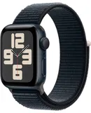 Apple Watch SE 2nd Generation (GPS) 40mm Midnight Aluminum Case with Midnight Sport Loop - Midnight