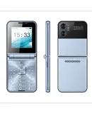 Mini Flip Phone with Folding Function for Seniors - Button Mobile Phone