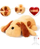 The 3rd Generation Heartbeat Puppy Toys for Dogs, More Lifelike Mom with Upgraded Simulating Breathing/Body Temperature Dog Toys, Dog Anxiety Relief and Calming Aid,USB Rechargeable