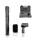 Professional Instrument Microphone Pencil Mic Condenser Cardioid Unidirectional Stick Microfono with Windscreen Mic Clip & Case