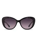Velvet Eyewear Womens Polarized Cat Eye Sunglass Style Chrystie in Black - 100% UV Protection - Designed for Women - Designed in the USA