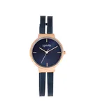 Sophie and Freda Sedona Bracelet Watch - Rose Gold/Blue