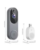 Visual doorbell Camera wifi Smart HD night vision doorbell remote electronic cat eye camera for home use