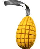 HS HERM. SPRENGER GERMANY Mango Chew Toy, Large, Natural Rubber Dog Chew Toy for Aggressive Chewers, Treat Dispenser, Dental Teeth Cleaning Chew Toys for Small Medium Large Breeds