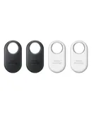 Samsung SmartTag2 (2023) Bluetooth + UWB, IP67 Water and Dust Resistant, Findable via App, 1.5 Year Battery Life (4-Pack) - Black/White (Global Edition, No US Warranty)