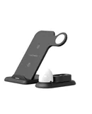3-in-1, 15W Standing Multifunctional Wireless Charger, Cell Phone Holder, Desktop Fast Charger