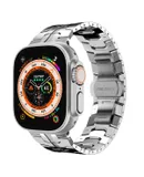 Apple Watch Solid integrated stainless steel strap applewatch9Ultra Iron Man metal strap