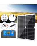 Kits De Panel Solar Carga Monocristalino 100a + Controlador