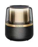 Harman Kardon Allure Essentia Bluetooth Speaker, Desktop Wireless Bluetooth Speaker for Musicians, 360 Surround Bass, Colorful Lights, Bluetooth Wireless Connectivity