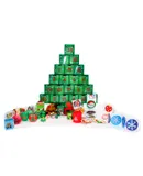 Christmas Tree Advent Calendar Pre-Filled with 24 Toys/Stickers