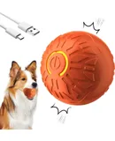 Shaky Ball for Dogs,Shaky Ball Toy for Dogs, Automatic Moving Dog Toy Ball, Interactive Dog Toys Dog Ball,Automatic Dog Toy Automatic Rolling Ball Toys for Dogs,USB Rechargeable (Orange)
