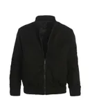 Gioberti Men's Faux Suede Bomber Jacket with Warm Light Inner Padding