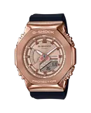 Casio G Shock GMS2100PG-1A4 Rose Gold Dial Black Strap Watch