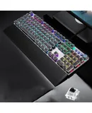 AULA F2088  Mechanical Gaming Keyboard,Rainbow LED Backlit,flagship version - black mixed light black axis