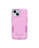 OtterBox iPhone 15, iPhone 14, and iPhone 13 Commuter Series Case - CRISP DENIM (Pink), slim & tough, pocket-friendly, with port protection