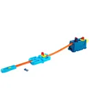 Hot Wheels Track Builder Unlimited Stunt Crash Play Set w/ Building Components in Storage Box