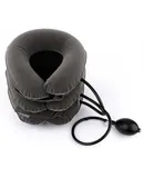 Hailicare cervical spine tractor three-tube inflatable stretch health care neck support with thick PVC travel neck pillow