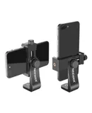 Neewer Smartphone Holder Vertical Bracket with 1/4-inch Tripod Mount -Phone Clip Tripod Adapter Compatible with iPhone 17/16 Pro Max/15/14/13/12/11/11 X/XR, Samsung Galaxy S24/S23/S22/S20+/S20, etc.