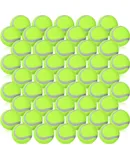 50 Packs Dog Tennis Balls Pet Tennis Ball Mini Tennis Balls Training Pet Tennis Toys Ball for Large Medium Small Dogs Training Play Exercise and Fetch（Yellow）