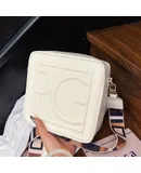 Women's Spring New Fashion Solid Color Small Square Bag Street Trend Letter Bag Fashion Single Shoulder Crossover Bags