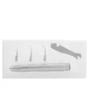 08000Hz Dental 2 Holes Air Scalers Handpiece with 3 Tips Oral Dental Tool