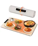 Kitchen Gadgets Portable Food Warmers: Roll Up Silicone Heating Mat for Food - Foldable Electric Warming Tray Party Essentials Hot Plate Keep Food Warm Heating Trays for Parties Buffet Serving Food