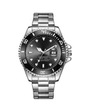 Green Aqua Ghost Watch Men's Automatic Non-Mechanical Watch Luminous Calendar Waterproof Watch-Black Plate Regular Waterproof