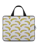 Cute Yellow Banana Laptop Bag Women Man 10 12 13 15 17 Inch Office Notebook Travel Computer Handbag Waterproof Bag Notebook Cover