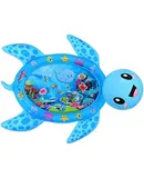 Tummy Time Water Play Mat for Infants 3-12 Months, Baby Water Play Mat for Sensory Development, Easy to Inflate, Quiet, Keeps Babies Entertained, Pad for Baby, Sea Turtle 36