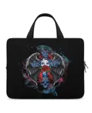 Cross Roses Wings Laptop Bag Women Man 10 12 13 15 17 Inch Office Notebook Travel Computer Handbag Waterproof Bag Notebook Cover