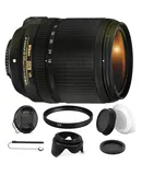 Nikon AF-S DX NIKKOR 18-140mm f/3.5-5.6G ED VR Lens + 67mm UV Filter + Rear & Front Lens Cap + Tulip Lens Hood + Lens Cap +  Lens Cap Holder