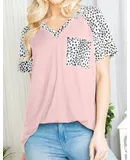 Heimish Usa Pocket Tee In Dusty Rose