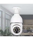 Wireless light bulb camera 360 degree panoramic intelligent HD light bulb cap surveillance camera 1 million pixels