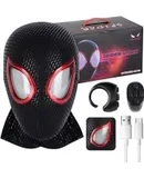 Spider Hero Mask，Kids' Costume Masksfor Cosplay-for age 8-12 13 year old Super Hero costume，Black