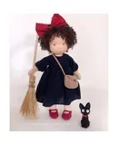 Waldorf Doll Handmade 100% Organic Cotton Dolls for 2+ Year Old Girls Rag Doll as Birthday Gifts Plush Figure Toys-Doll C