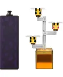 Mattel Minecraft Bees Action Figure, 3.25-in, with 1 Build-a-Portal Piece & 1 Accessory