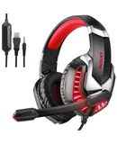 J30 headset gaming headset luminous desktop computer headset CF gaming wired headset