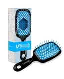 Hollow out beauty comb fluffy style-blue