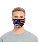 4-Pack Washable/Reusable USA Flag Mask